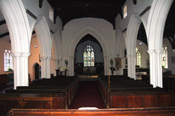 The interior looking east May 2010